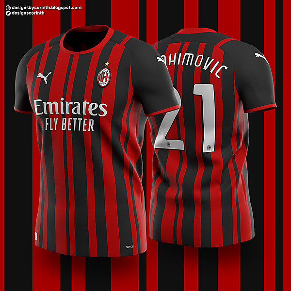 AC Milan | 2021/22 Home shirt prediction