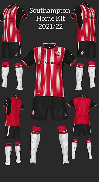Southampton FC 2021/22 Concept Home Kit, Hummel Sports