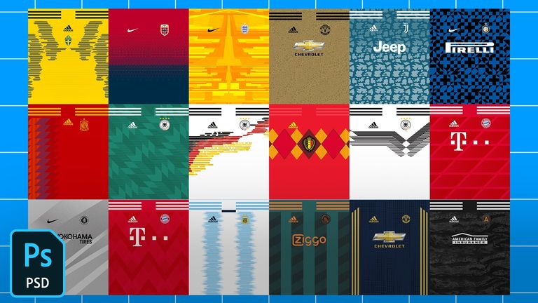 Football/Soccer Jersey Patterns Pack