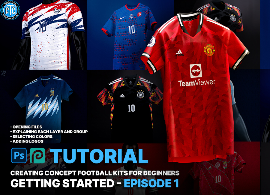 Kit Design Tutorial - Ep. 1 - Getting Started: How to Create Concept Football Kits