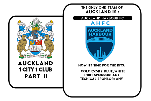 1 CITY 1 CLUB - AUCKLAND - PART II - KITS
