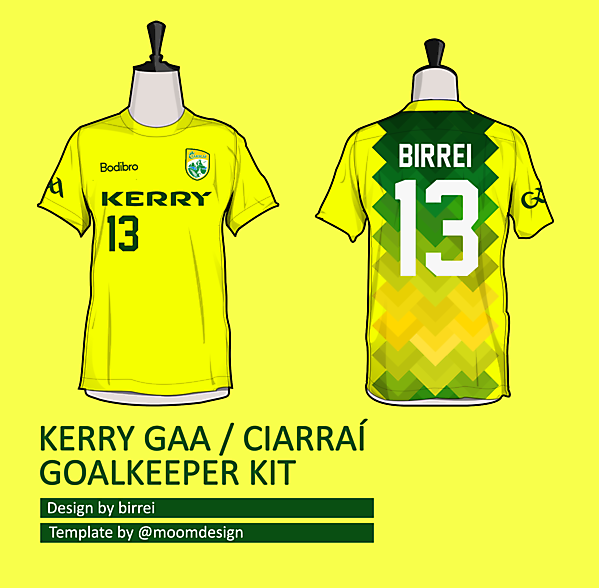 Kerry GAA GK kit *SELECT NAME TEAMWEAR*