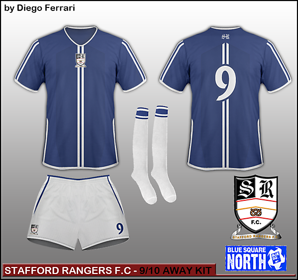 Stafford Rangers - 9/10 Away kit 