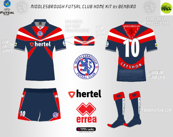 Boro Futsal Home Kit BB