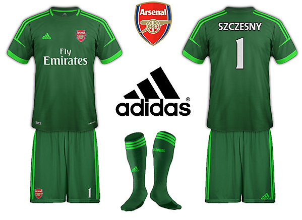 arsenal adidas kit