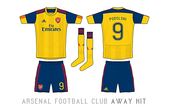 Arsenal away kit