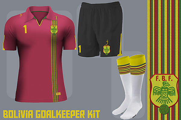Bolivia goalkeeper kit - Inspired in bolivian poncho