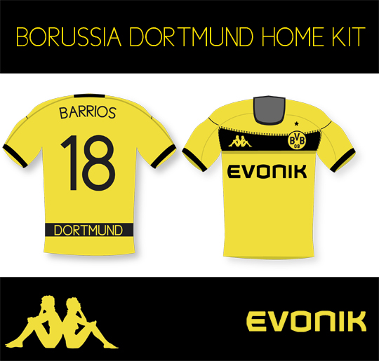 Borussia Dortmund Home kit