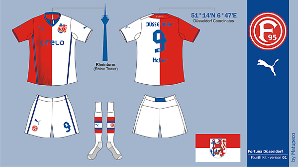 Fortuna Düsseldorf Fourth Kit Ver 01