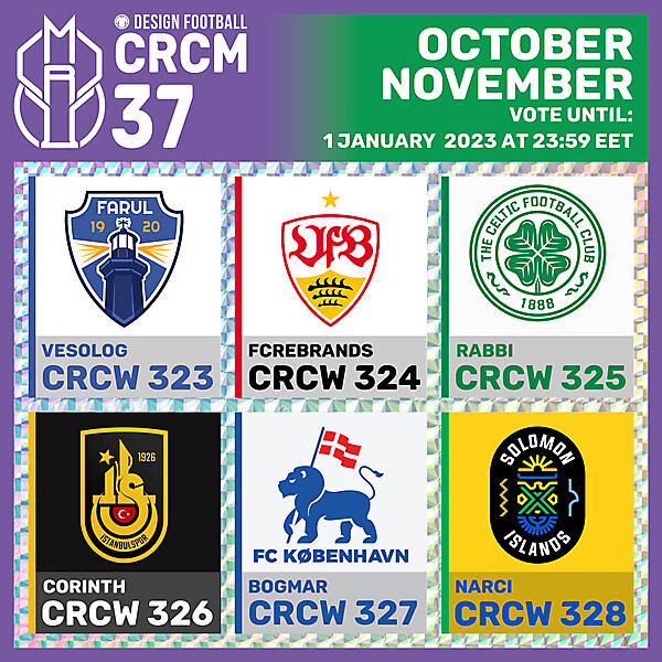 CRCM 37 - VOTING PHASE - OCTOBER / NOVEMBER 2022