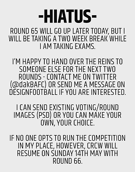 CRCW ANNOUNCEMENT