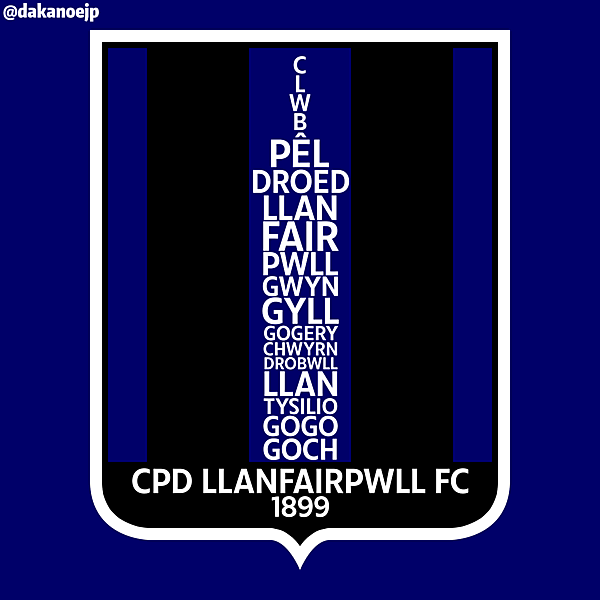 CPD Llanfairpwll FC Crest