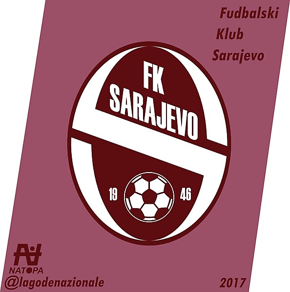FK Sarajevo Crest Redesign