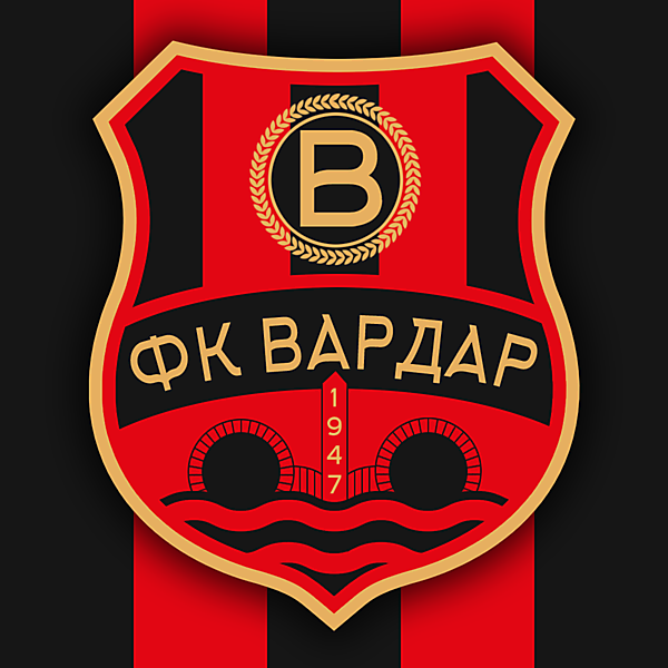 FK Vardar Crest Redesign