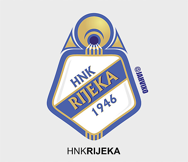 HNK Rijeka Crest Redesign 