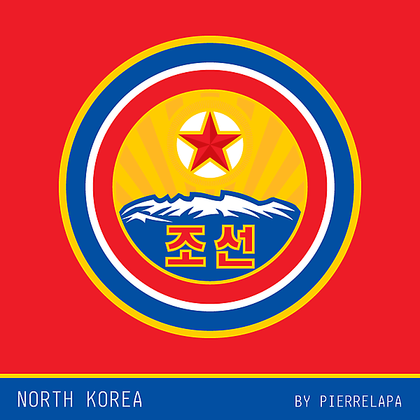 North Korea - football crest redesign