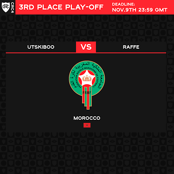 3rd place Play-off