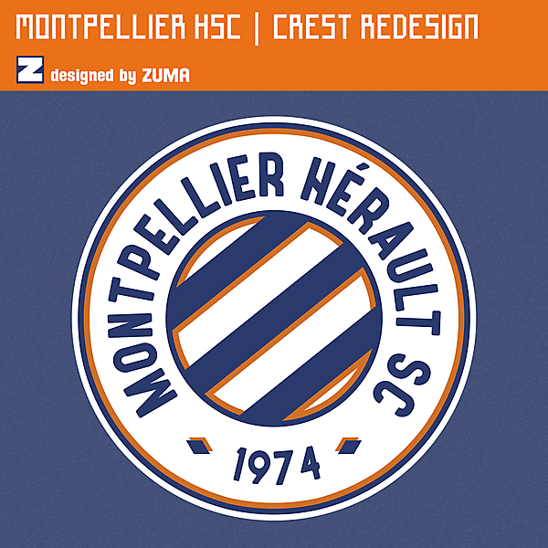 Montpellier HSC | Crest Redesign