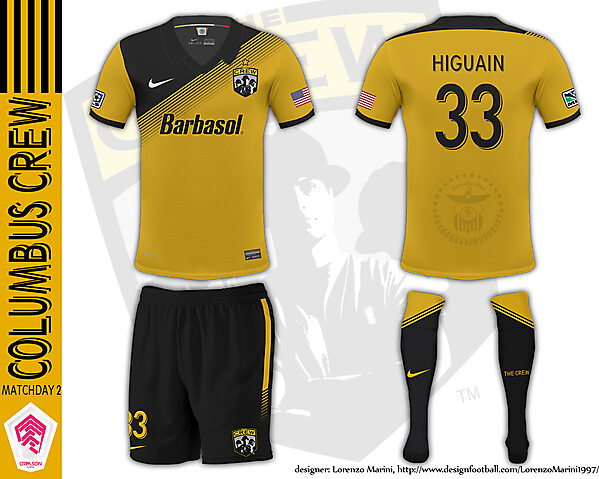Columbus Crew-Lorenzo Marini, Matchday 3 - Crimson League
