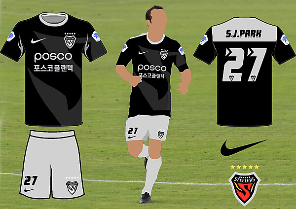 Pohang Steelers Away Kit- Azure League Matchday 4