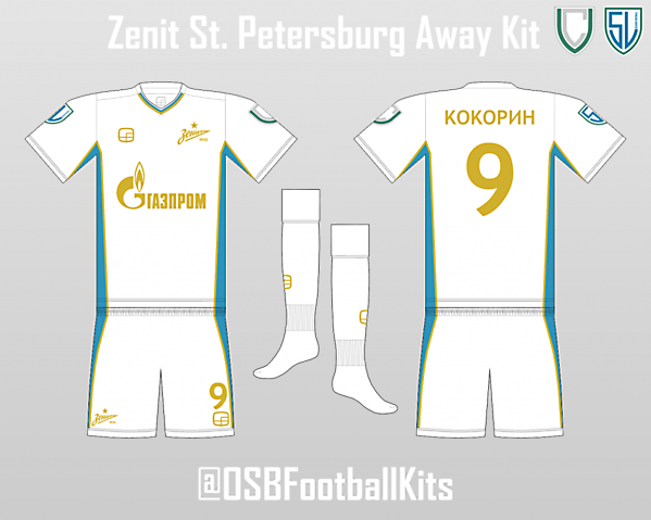 Zenit St. Petersburg - Away Kit (OSB Design)