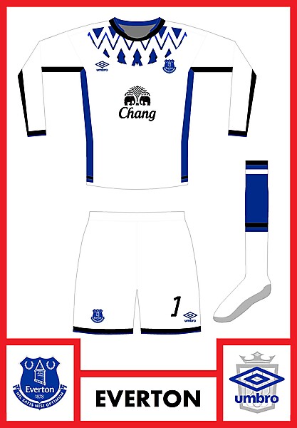 Everton GK kit