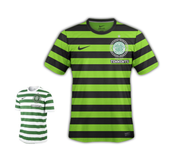 02.05.2012 Celtic launch new away kit for 2012-13 season