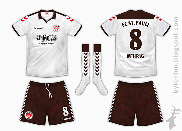St Pauli Away Kit - Hummel