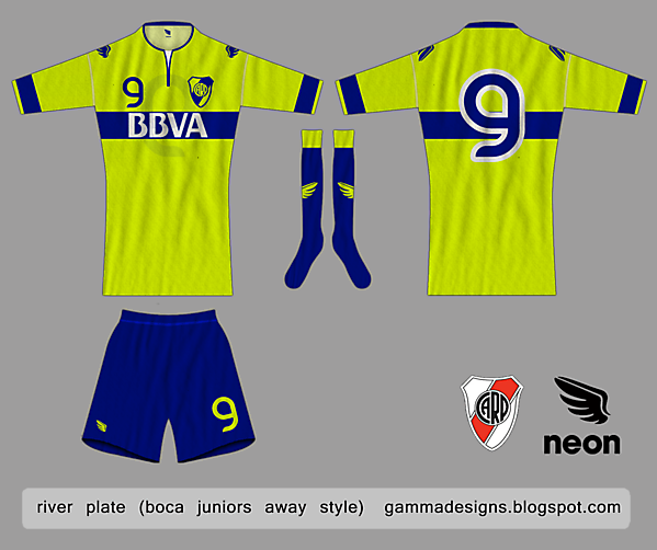 river plate (boca away style)