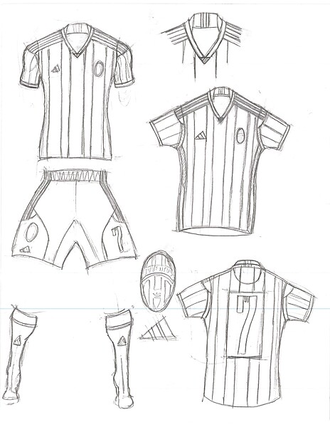 Juventus Home  - Adidas Template Concept