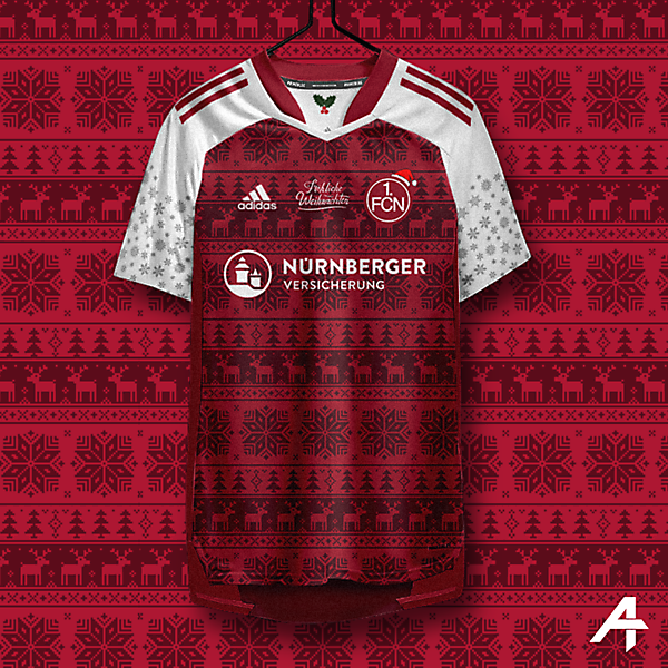 1. FC Nürnberg Christmas kit concept