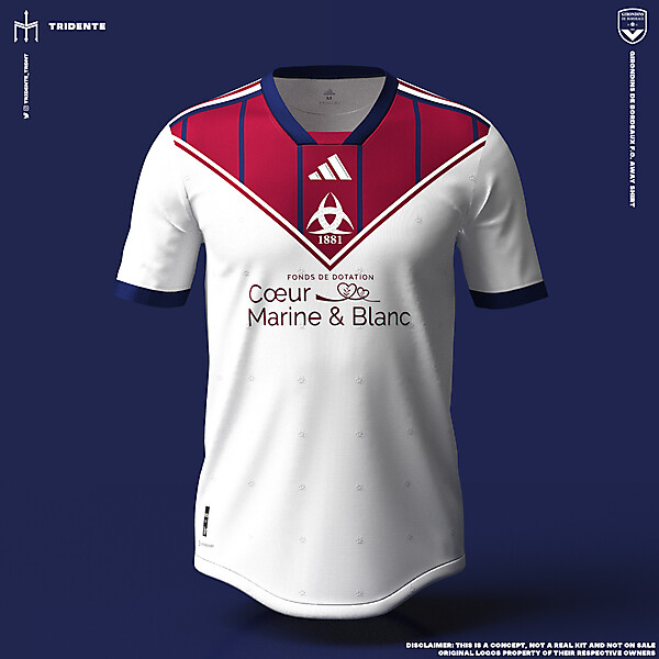 Girondins De Bordeaux X Adidas | Away kit | KOTW