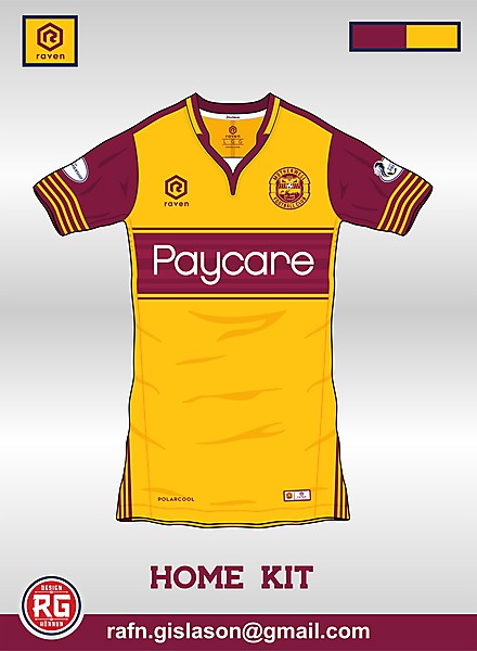 MOTHERWELL FC  Home kit