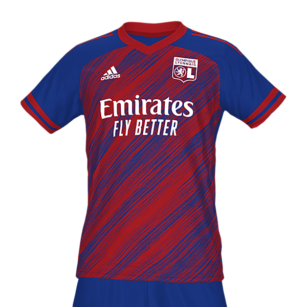 Olympique Lyon away kit by @feliplayzz