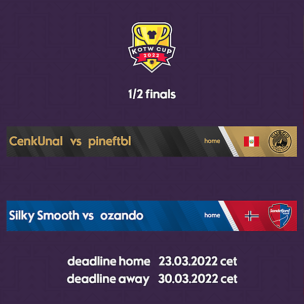 1/2 finals