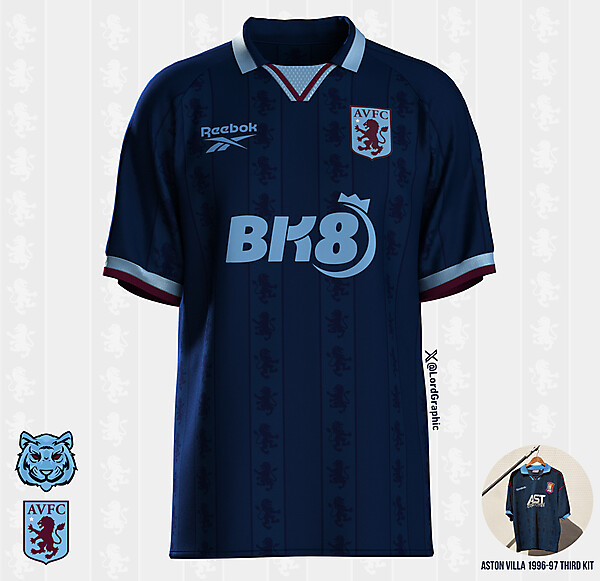 Aston Villa x Reebook | Retro third concept jersey design