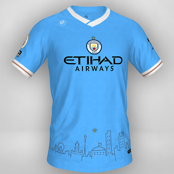 Manchester City Treble Champions home concept - KOTW 305