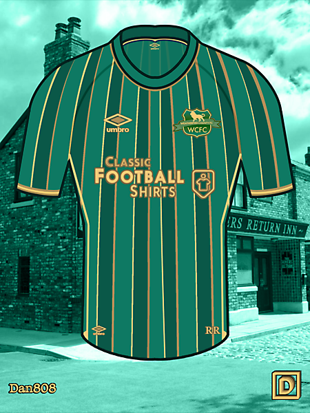 Weatherfield County FC. Rovers Return (Coronation Street) Home Concept.