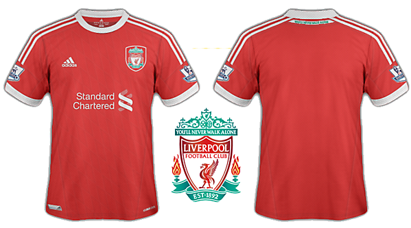Liverpool kits 2012-13