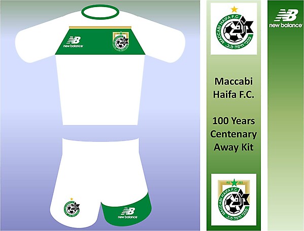 Maccabi Haifa 100th Away  Kit (New Balance)