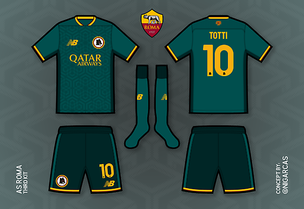 AS Roma - 3rd kit concept