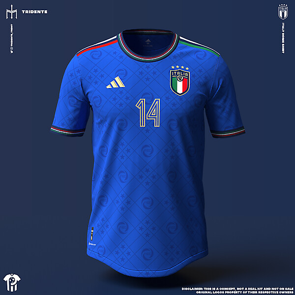 Italia X Adidas | Home kit | V2