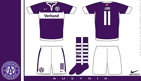 Nike Gatito template example 2 - FK Austria