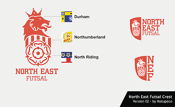 North East Futsal Crest version 02