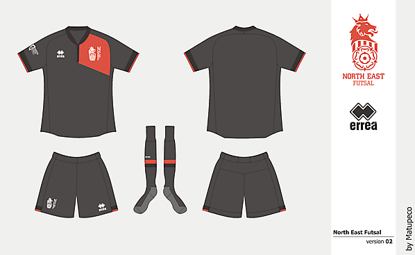 North East Futsal Shirt version 02