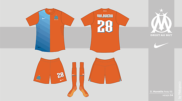 O. Marseille Away kit version 04