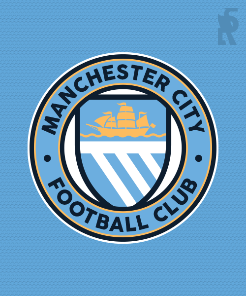 Manchester City Football Club Badge redesign idea on Behance