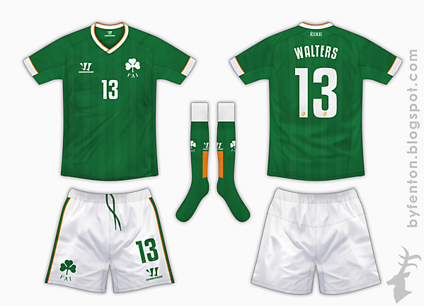 Republic of Ireland Warrior Competition - Home Kit