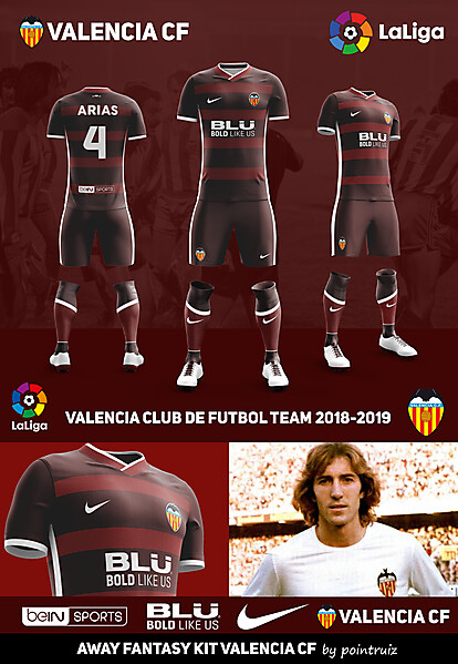 Away Fantasy Kit Valencia CF ver 5