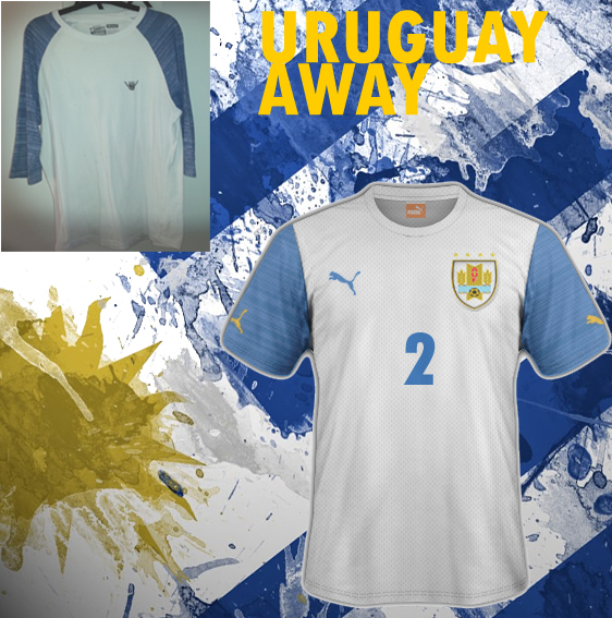 Uruguay away (from VANS t-shirt)
